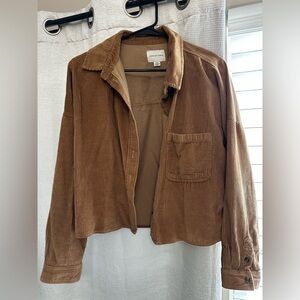 American Eagle cropped corduroy jacket